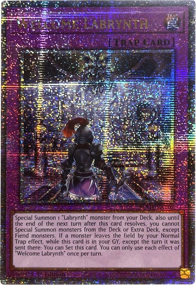 Welcome Labrynth (Quarter Century Secret Rare) (BLMR-EN102) - Quarter Century Secret Rare