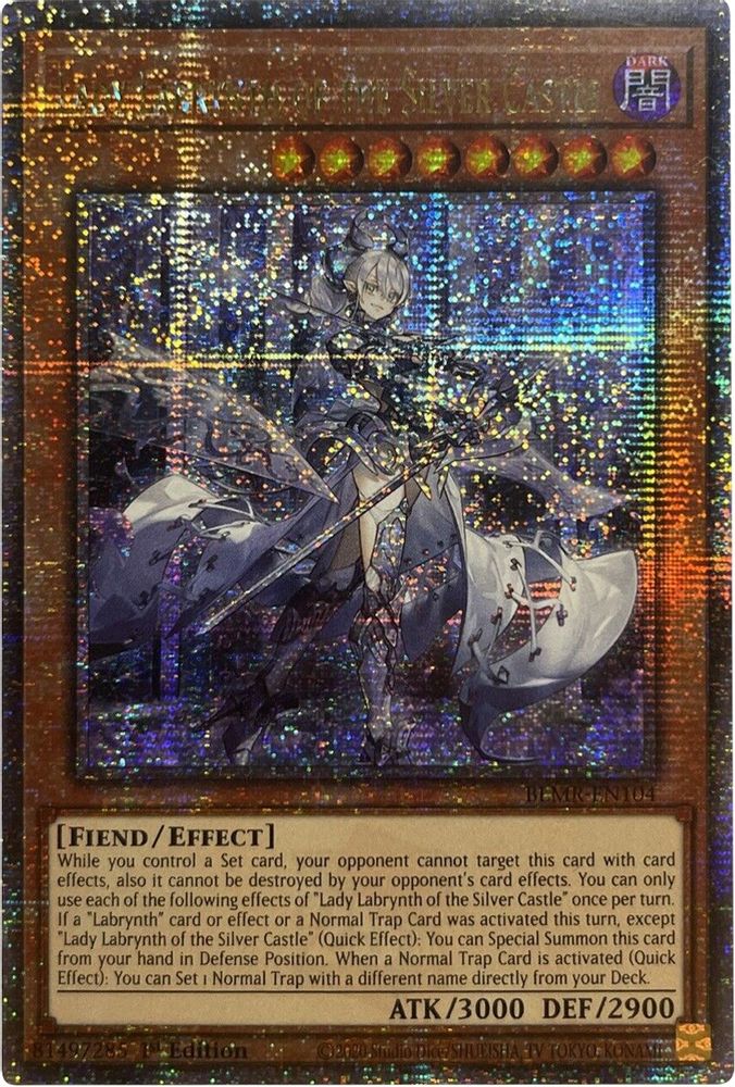 Dame Labrynthe du Château d'Argent [BLMR-EN104] Quart de siècle Secret Rare 