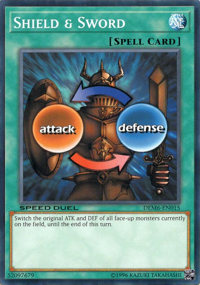 Shield & Sword (DEM6-EN015) - Common