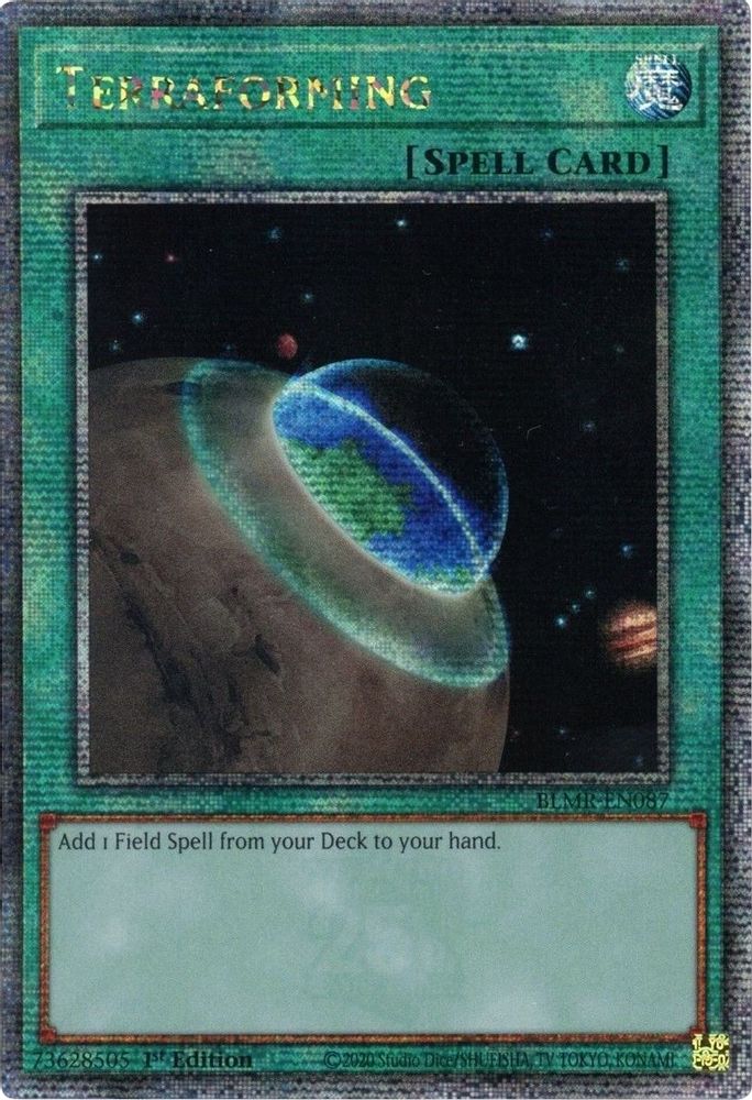Terraforming (Quarter Century Secret Rare) (BLMR-EN087) - Quarter Century Secret Rare