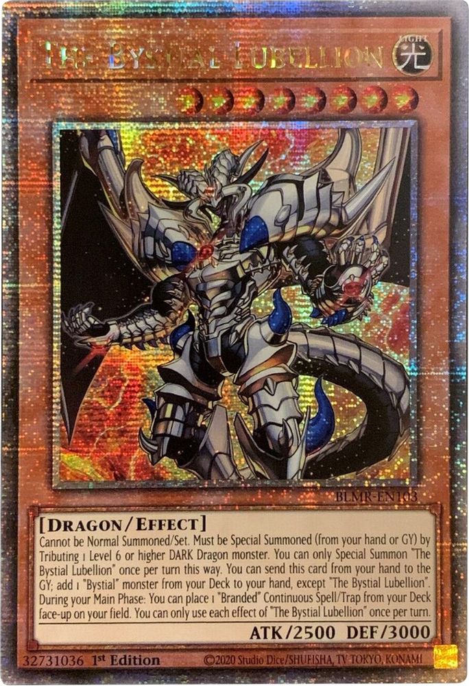 The Bystial Lubellion (Quarter Century Secret Rare) (BLMR-EN103) - Quarter Century Secret Rare