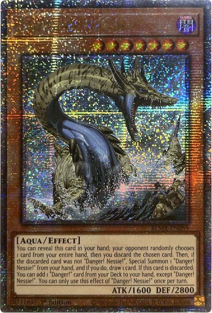 Danger! Nessie! (Quarter Century Secret Rare) (BLMR-EN059) - Quarter Century Secret Rare