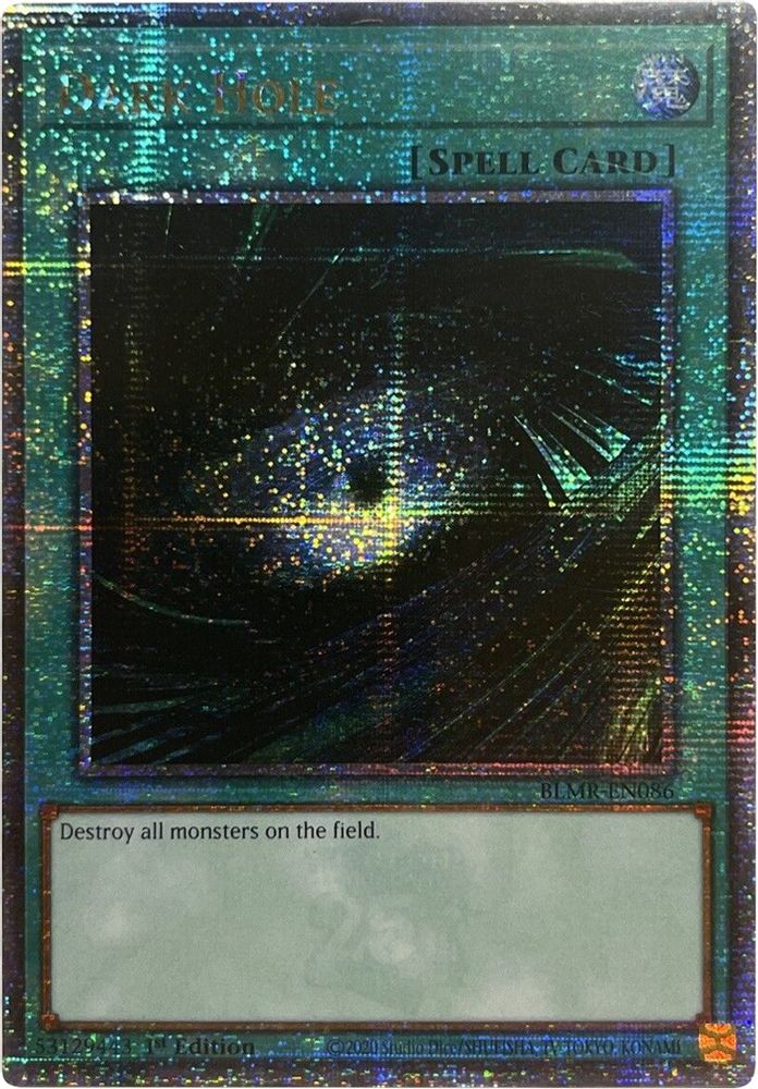 Dark Hole (Quarter Century Secret Rare) (BLMR-EN086) - Quarter Century Secret Rare