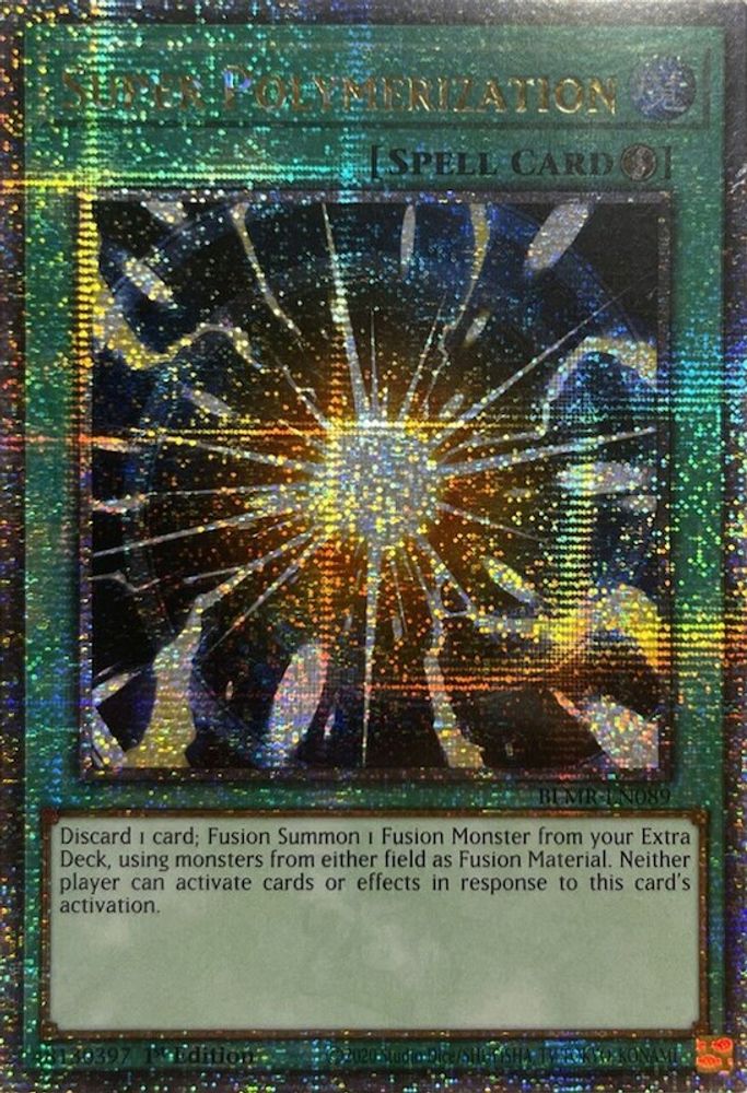 Super Polymerization (Quarter Century Secret Rare) (BLMR-EN089) - Quarter Century Secret Rare