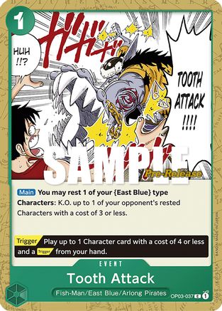Tooth Attack (OP03-037) - Common