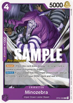 Minozebra (OP03-068) - Common