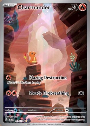 Charmander 168/165  - Holofoil - Illustration Rare