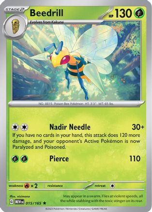 Beedrill 015  - Holofoil - Rare