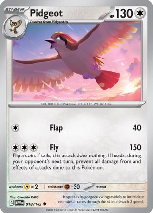 Pidgeot 018  - Uncommon