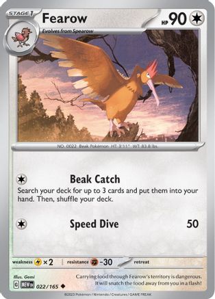 Fearow 022  - Uncommon