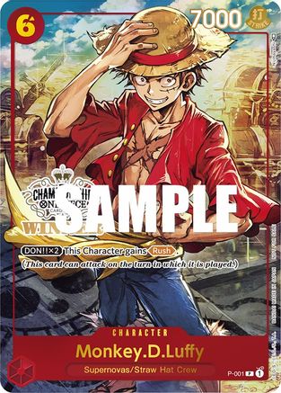 Monkey.D.Luffy (Store Championship Trophy Card) (P-001) - Promo