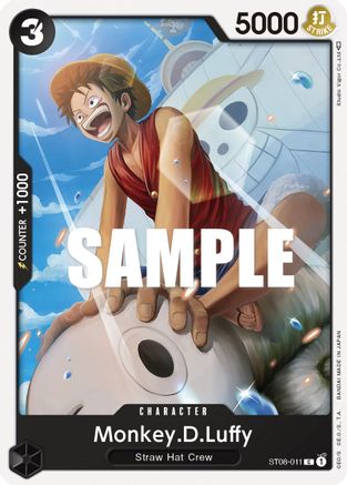 Monkey.D.Luffy (011) (ST08-011) - Common