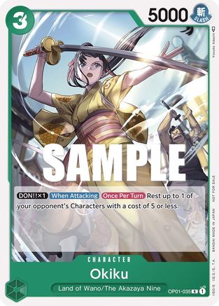 Okiku (Tournament Pack Vol. 4) (OP01-035) - Rare