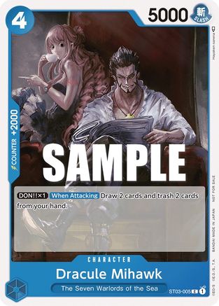 Dracule Mihawk (Tournament Pack Vol. 4) (ST03-005) - Common