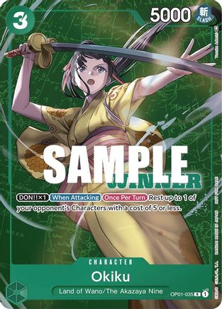 Okiku (Winner Pack Vol. 4) (OP01-035) - Rare