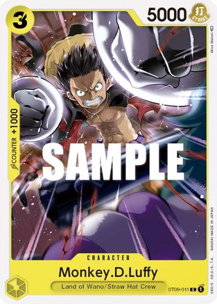 Monkey.D.Luffy (ST09-011) - Common