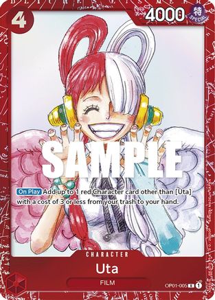 Uta (Premium Card Collection -ONE PIECE FILM RED Edition-) (OP01-005) - Rare