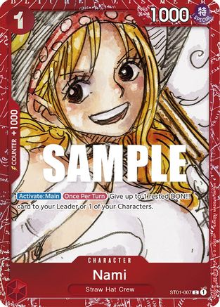 Nami (Premium Card Collection -ONE PIECE FILM RED Edition-) (ST01-007) - Common