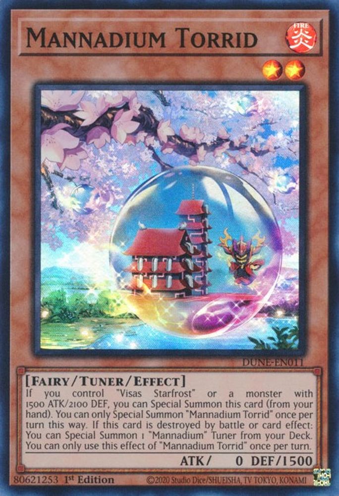 Mannadium Torrid (DUNE-EN011) - Super Rare