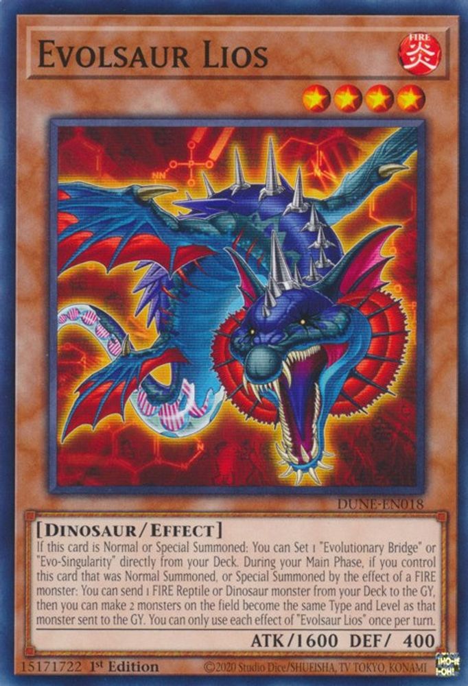 Evolsaur Lios (DUNE-EN018) - Common