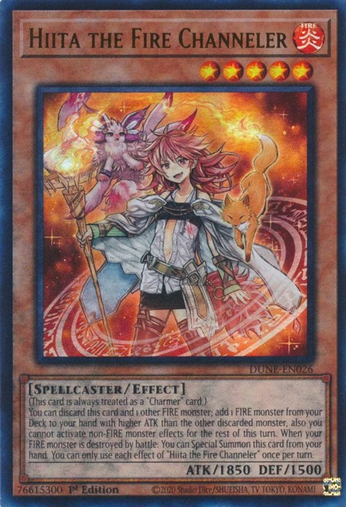 Hiita the Fire Channeler (DUNE-EN026) - Ultra Rare