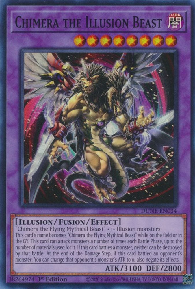Chimera the Illusion Beast (DUNE-EN034) - Super Rare