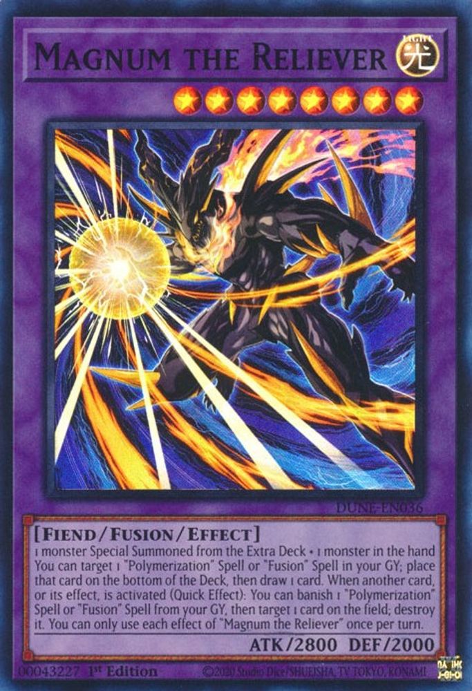 Magnum the Reliever (DUNE-EN036) - Super Rare