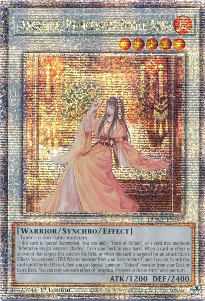 Angelica, princesse des armes nobles [DUNE-EN040] Quart de siècle secret rare 