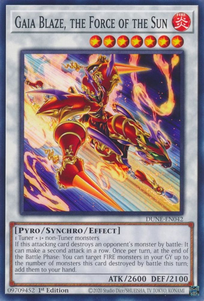 Gaia Blaze, the Force of the Sun (DUNE-EN042) - Common