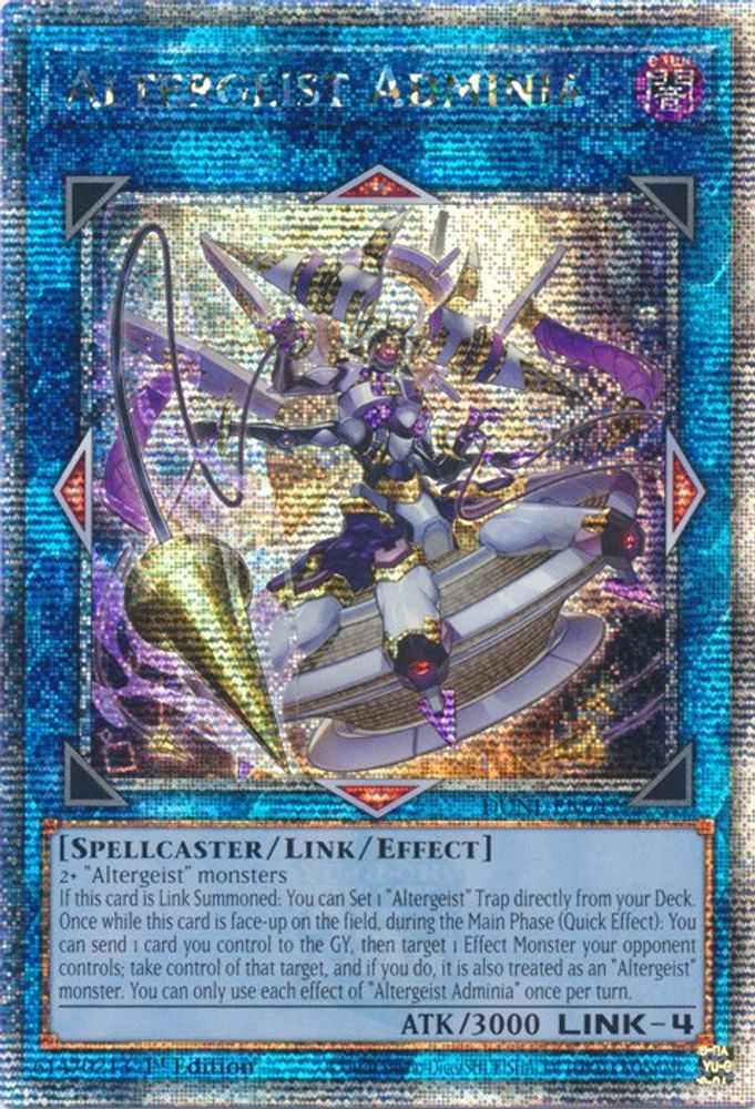 Altergeist Adminia [DUNE-EN047] Quart de siècle Secret Rare 