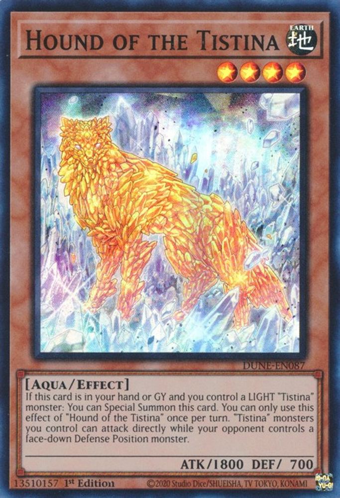 Hound of the Tistina (DUNE-EN087) - Super Rare