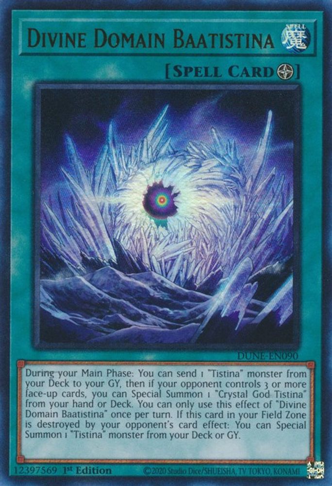 Divine Domain Baatistina (DUNE-EN090) - Ultra Rare
