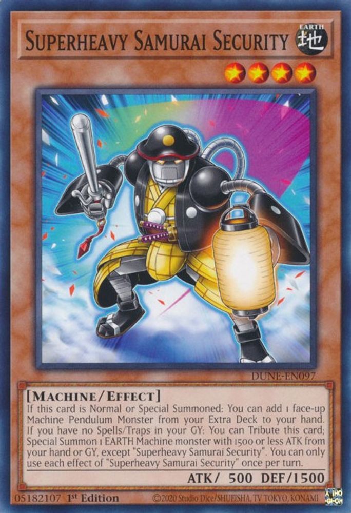 Superheavy Samurai Security (DUNE-EN097) - Common