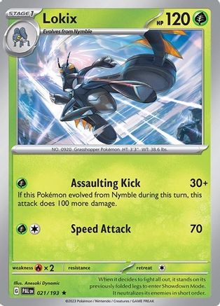 Lokix (021/193) (Thème Deck exclusif) [Scarlet &amp; Violet : Paldea Evolved] 