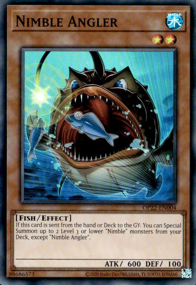 Nimble Angler (OP22-EN004) - Super Rare