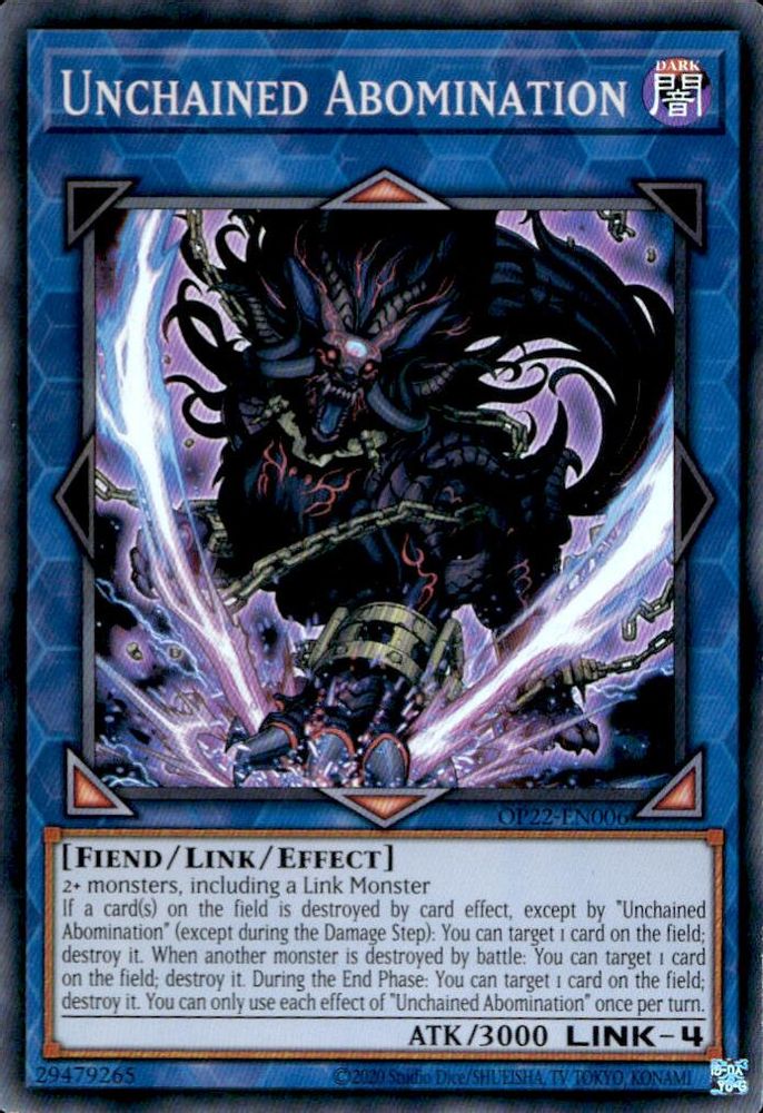 Unchained Abomination (OP22-EN006) - Super Rare