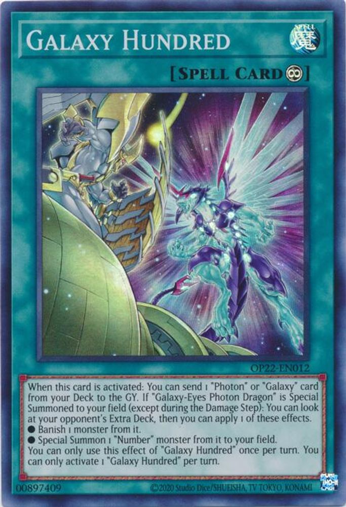 Galaxy Hundred (OP22-EN012) - Super Rare