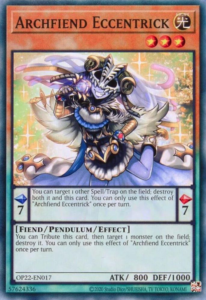 Archfiend Eccentrick (OP22-EN017) - Common