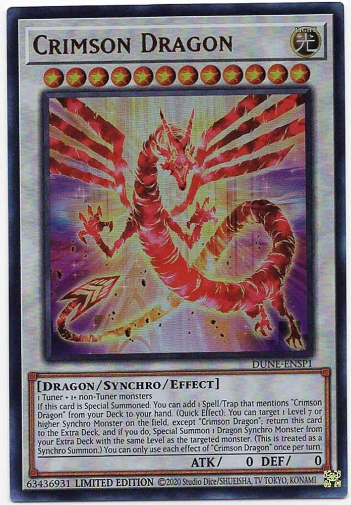 Crimson Dragon (DUNE-ENSP1) (DUNE-ENSP1) - Ultra Rare