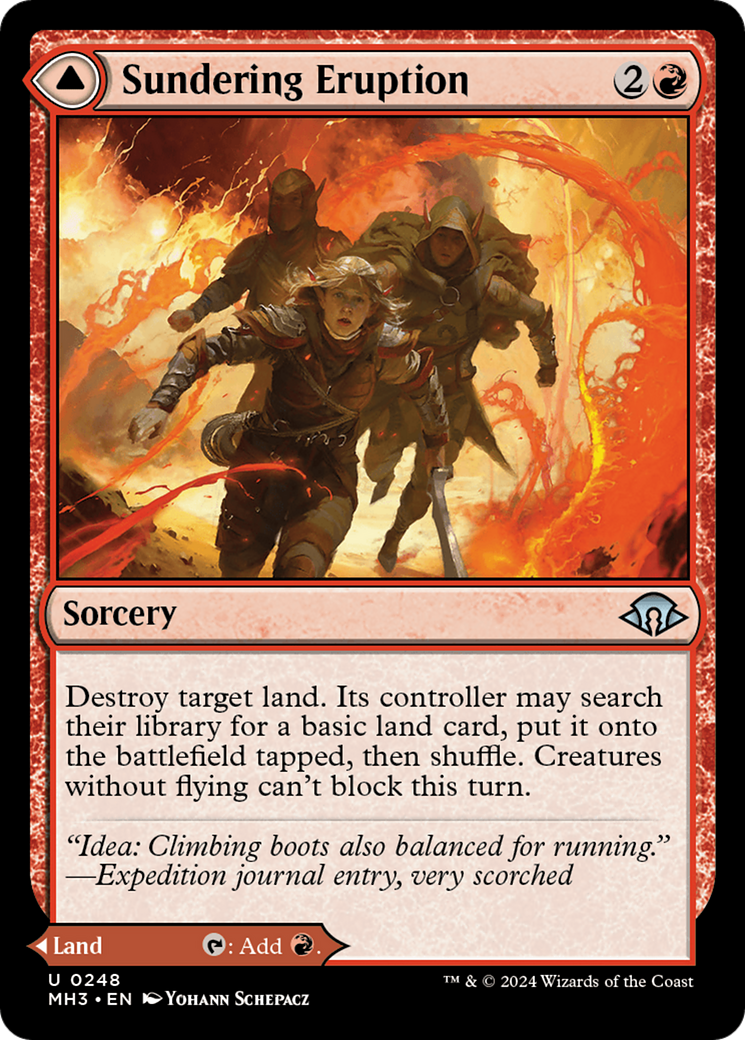 Sundering Eruption (MH3-248) - Modern Horizons 3