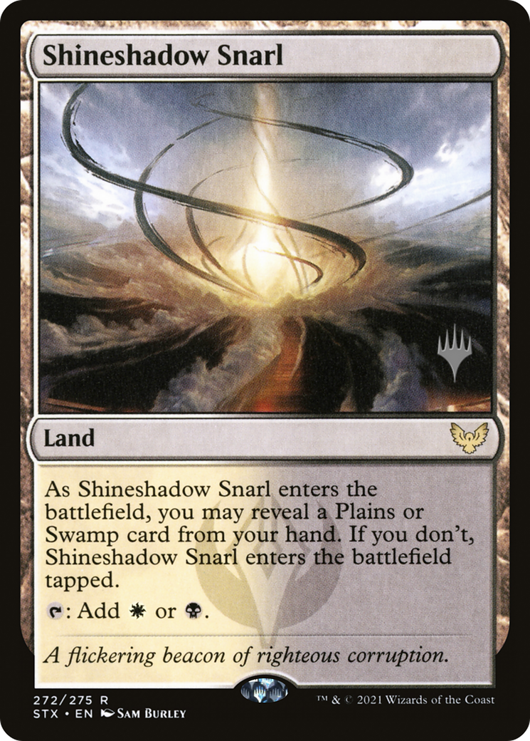 Shineshadow Snarl (Pack promotionnel) [Strixhaven : Promos de l'École des Mages] 