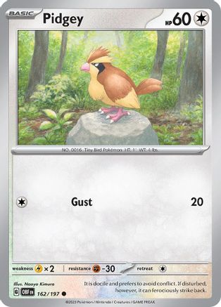 Pidgey 162  - Common