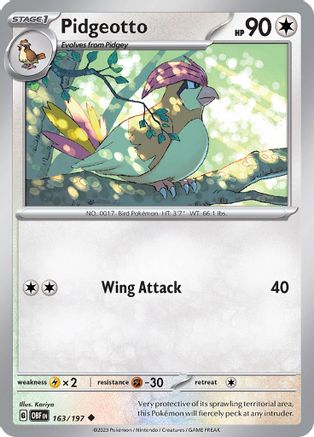 Pidgeotto 163  - Uncommon