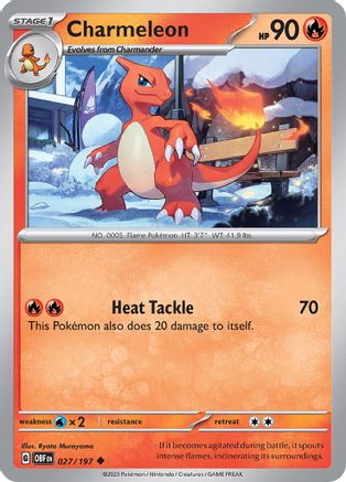 Charmeleon 027  - Uncommon
