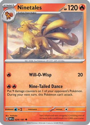 Ninetales 029  - Uncommon