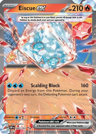 Eiscue ex 042  - Holofoil - Double Rare