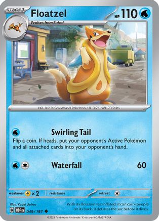 Floatzel 049  - Uncommon