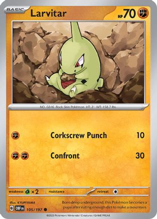 Larvitar 105  - Common