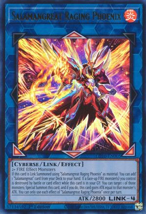 Salamangrande Raging Phoenix [LD10-EN005] Ultra Rare 