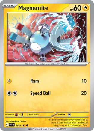 Magnemite 063  - Common